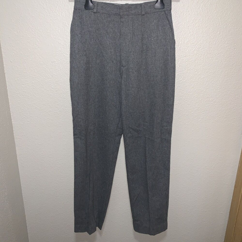 Vintage Wrangler Women’s High-Waisted Dress Pants Size 29x28 Gray